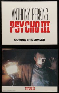 7s102 PSYCHO III 8 8x10 mini LCs '86 Anthony Perkins as Norman Bates, Diana Scarwid, Jeff Fahey!