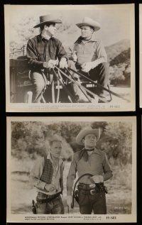 7s459 RANGE LAND 11 8x10 stills '49 great images of cowboy Whip Wilson & Andy Clyde!