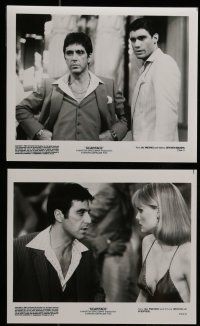 7s413 SCARFACE 13 8x10 stills '83 Al Pacino as Tony Montana, Michelle Pfeiffer, De Palma!