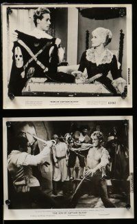 7s691 SON OF CAPTAIN BLOOD 7 8x10 stills '63 pirate Sean Flynn, cool pirate images on ships!