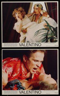 7s124 VALENTINO 8 8x10 mini LCs '77 Rudolph Nureyev as the silent star, Michelle Phillips!