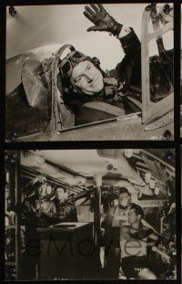 7s794 REACH FOR THE SKY 5 English 7.5x9.25 stills '57 Kenneth More, airplanes, one from Enemy Below