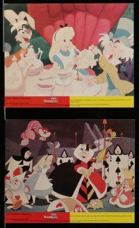 7s184 ALICE IN WONDERLAND 8 color English FOH LCs R78 Walt Disney Lewis Carroll classic cartoon!