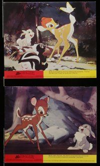 7s185 BAMBI 8 color English FOH LCs R1976 Walt Disney cartoon deer classic, Thumper & Flower!