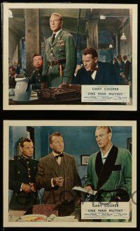 7s256 COURT-MARTIAL OF BILLY MITCHELL 5 color English FOH LCs '56 Gary Cooper, Elizabeth Montgomery