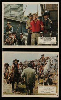 7s252 GUNS OF THE MAGNIFICENT SEVEN 6 color English FOH LCs '69 Joe Don Baker, western images!