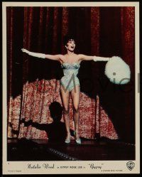 7s279 GYPSY 2 color English FOH LCs '62 sexiest Natalie Wood strutting her stuff on stage!