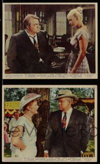 7s263 LONG, HOT SUMMER 4 color English FOH LCs '58 Joanne Woodward, Orson Welles, Tony Franciosa!