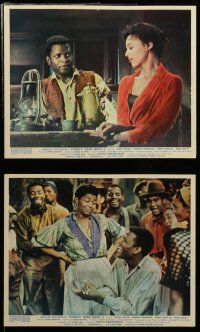 7s221 PORGY & BESS 8 color English FOH LCs '59 Sidney Poitier, Dorothy Dandridge & Sammy Davis Jr.