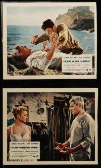 7s224 RAW WIND IN EDEN 8 color English FOH LCs '58 images of sexy Esther Williams, Jeff Chandler!