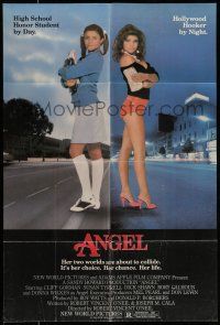7t092 ANGEL 1sh '83 high school honor student by day, Hollywood hooker at night!