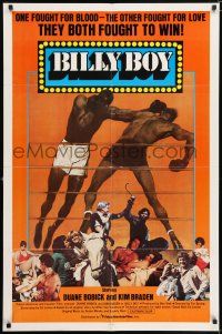 7t130 BILLYBOY int'l 1sh '79 real life boxer Duane Bobick, cool boxing artwork!