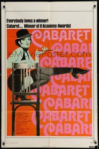 7t160 CABARET 1sh R74 Liza Minnelli in Nazi Germany, directed by Bob Fosse!