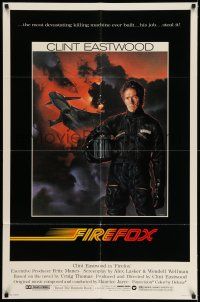 7t384 FIREFOX 1sh '82 cool C.D. de Mar art of killing machine, Clint Eastwood!