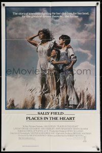 7t672 PLACES IN THE HEART 1sh '84 single mother Sally Field fights for her children & her land!