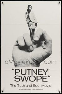 7t708 PUTNEY SWOPE 1sh '69 Robert Downey Sr., classic image of black girl as middle finger!