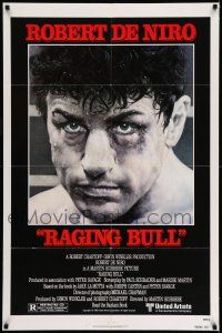 7t717 RAGING BULL 1sh '80 Martin Scorsese, Kunio Hagio art of boxer Robert De Niro!
