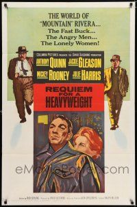 7t744 REQUIEM FOR A HEAVYWEIGHT 1sh '62 Anthony Quinn, Jackie Gleason, Mickey Rooney, boxing!