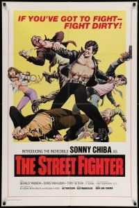 7t873 STREET FIGHTER 1sh '74 Gekitotsu! Satsujin ken, Sonny Chiba, martial arts action!