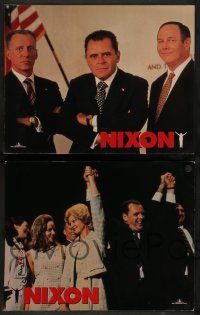 7w488 NIXON 8 color 11x14 stills '95 Anthony Hopkins as Richard Nixon, directed by Oliver Stone!