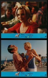 7w676 THERE'S SOMETHING ABOUT MARY 8 LCs '98 Ben Stiller is hooked, Cameron Diaz, Farrelly Brothers