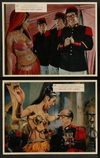 7w127 CARRY ON IN THE LEGION 8 English LCs '67 Phil Silvers & cast, Follow That Camel!