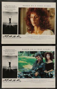 7w421 MASK 8 English LCs '85 Eric Stoltz, Cher & Sam Elliott, directed by Peter Bogdanovich!