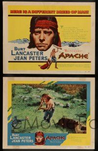 7w047 APACHE 8 LCs '54 Robert Aldrich, Native American Burt Lancaster, John McIntire!