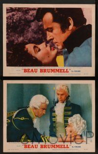 7w829 BEAU BRUMMELL 6 LCs '54 Elizabeth Taylor & Stewart Granger, Peter Ustinov!
