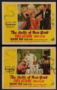 7w869 BELLE OF NEW YORK 5 LCs '52 Fred Astaire, pretty Vera-Ellen, Keenan Wynn, Marjorie Main!