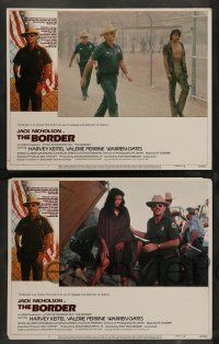 7w096 BORDER 8 int'l LCs '82 Jack Nicholson as border patrol w/Valerie Perrine, Harvey Keitel!