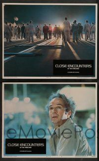 7w142 CLOSE ENCOUNTERS OF THE THIRD KIND 8 LCs '77 Steven Spielberg's sci-fi classic!