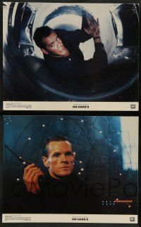 7w190 DIE HARD 2 8 color 11x14 stills '90 great images of tough guy Bruce Willis, Bedelia, Franz!