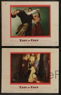 7w807 EAST OF EDEN 7 LCs '55 James Dean & Julie Harris, directed by Elia Kazan, great scenes!