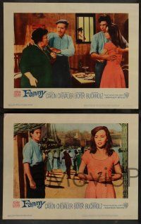 7w223 FANNY 8 LCs '61 Leslie Caron, Charles Boyer, Horst Buchholz & Georgette Anys!