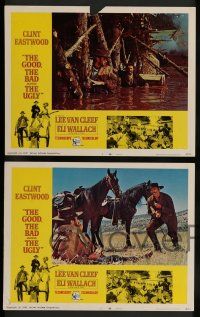 7w812 GOOD, THE BAD & THE UGLY 7 LCs '68 Clint Eastwood, Wallach, Van Cleef, Sergio Leone classic!