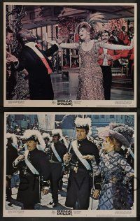 7w307 HELLO DOLLY 8 LCs '70 Barbra Streisand & Walter Matthau, cool images of musical numbers!