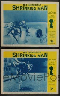 7w335 INCREDIBLE SHRINKING MAN 8 LCs R64 Jack Arnold, Grant Williams, cool special effects images!