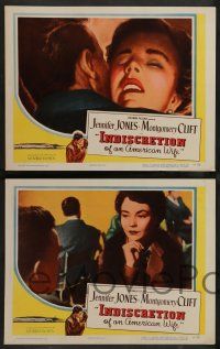 7w337 INDISCRETION OF AN AMERICAN WIFE 8 LCs '54 De Sica, Jennifer Jones, Montgomery Clift!