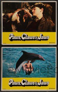 7w350 IT'S SHOWTIME 8 LCs '76 Roddy McDowall, Flipper & Lassie, wacky animal images!