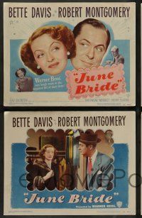 7w361 JUNE BRIDE 8 LCs '48 Robert Montgomery, pretty Betty Lynn, Tom Tully, Jerome Cowan!