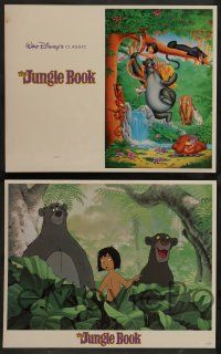 7w362 JUNGLE BOOK 8 LCs R90s Walt Disney cartoon classic, great images of Mowgli & friends!