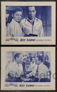 7w365 KEY LARGO 8 LCs R53 Humphrey Bogart, Lauren Bacall, Edward G. Robinson, Lionel Barrymore