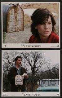 7w377 LAKE HOUSE 8 LCs '06 Keanu Reeves, Sandra Bullock, Alejandro Agresti romantic fantasy!