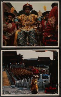 7w379 LAST EMPEROR 8 LCs '87 Bernardo Bertolucci epic, Chinese leader John Lone, Peter O'Toole!