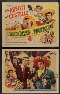 7w429 MEXICAN HAYRIDE 8 LCs '48 Bud Abbott & Lou Costello w/ sexy Virginia Grey & Luba Malina!