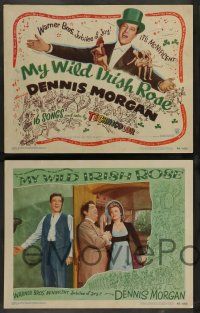 7w465 MY WILD IRISH ROSE 8 LCs '48 Dennis Morgan, Arlene Dahl!, it's magnificent!