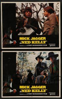 7w473 NED KELLY 8 LCs '70 Mick Jagger as legendary Australian bandit, Tony Richardson!