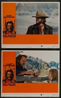 7w510 OUTLAW JOSEY WALES 8 LCs '76 Clint Eastwood is an army of one, Sondra Locke, cool images!