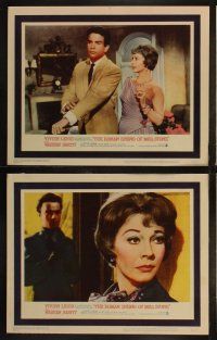 7w582 ROMAN SPRING OF MRS. STONE 8 LCs '61 Warren Beatty, gorgeous Vivien Leigh & Lotte Lenya!!